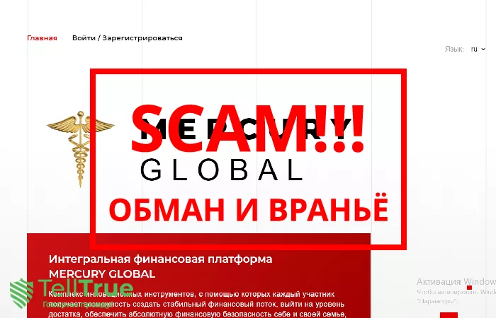 Mercury Global — отзывы о брокере