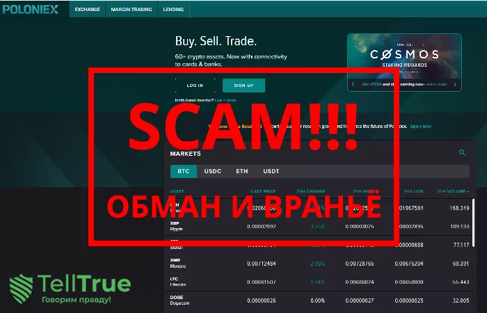 Poloniex — отзывы о бирже