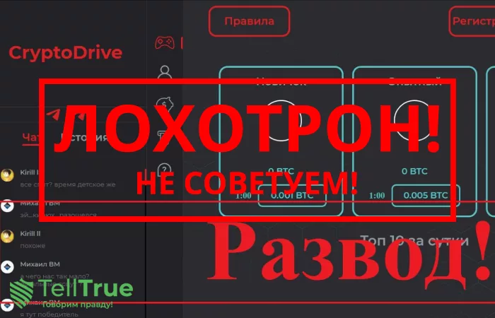 Cryptodrive — отзывы о проекте