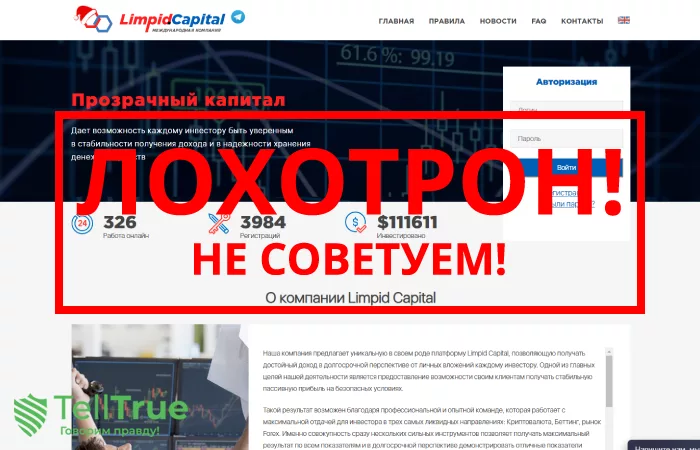 Limpid Capital — отзывы и обзор компании