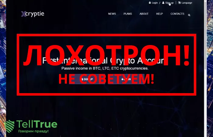 Xcryptie — отзывы о брокере