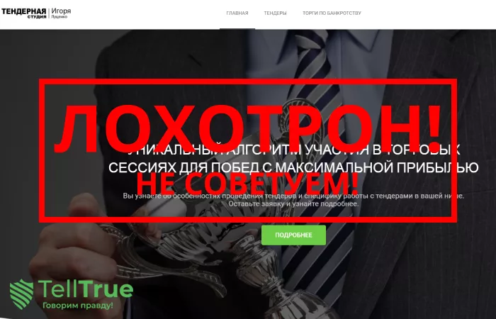 Тендерная студия Игоря Луценко — отзывы