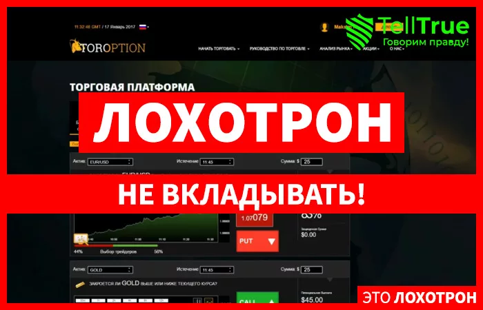 Toroption — отзывы и обзор