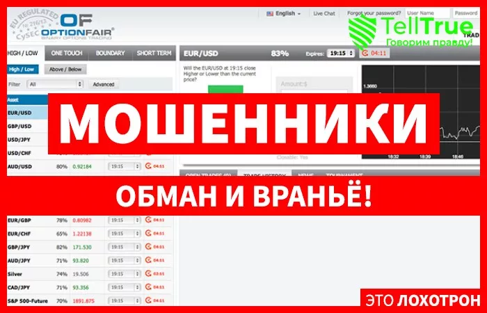 Optionfair — отзывы