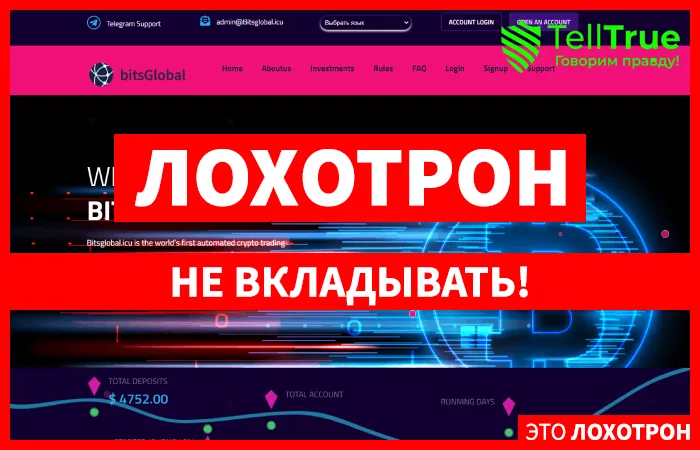 Bitsglobal — отзывы
