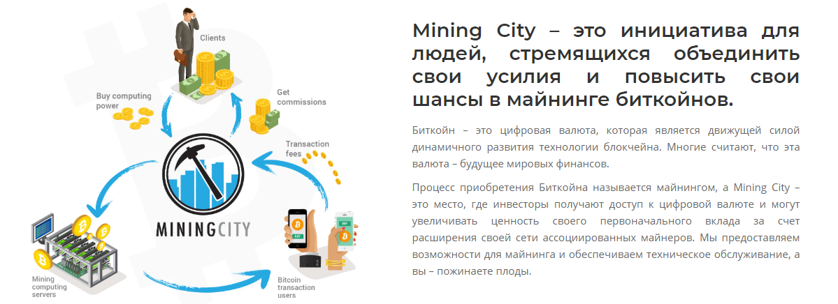 Информация о сайте Mining City