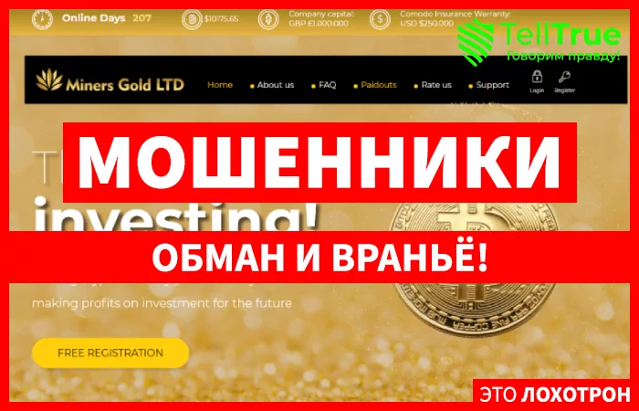 MINERS GOLD LTD – отзывы