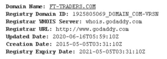 FT-Traders - домен конторы