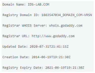 IDS Lab - домен