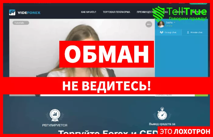 Videforex.com – еще один мошеннической сайт, разработанный шайкой серийных аферистов