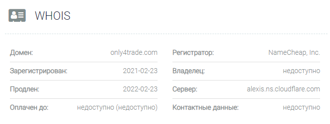 Only4trade - домен