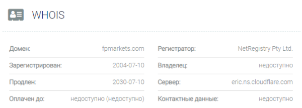 FPMarkets - домен