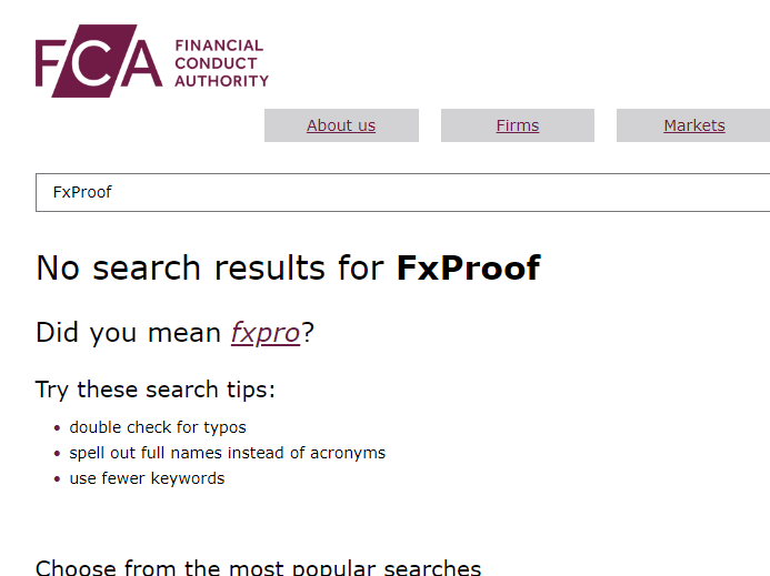 FxProof Ltd лицензия
