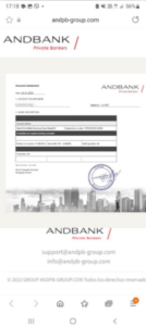 Andbank фейковый банк