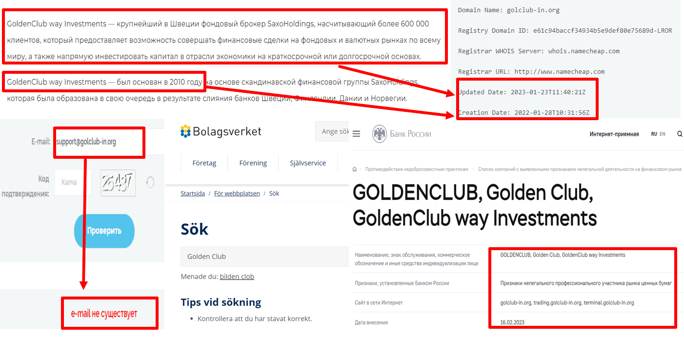 Golden Club легальность брокера 