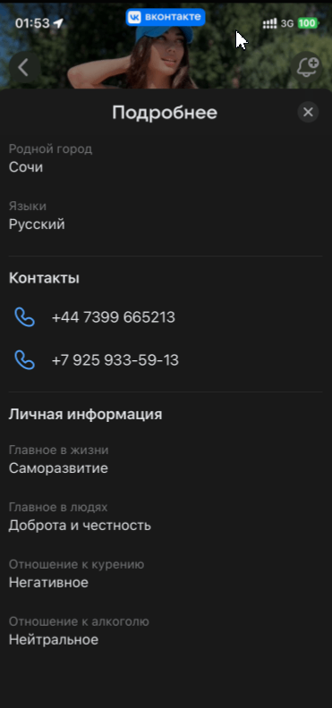 idealwalls поиск жертв Вконтакте 