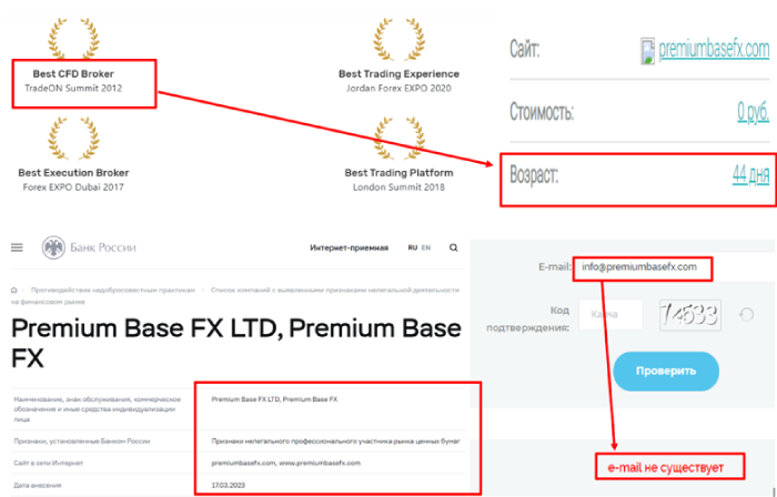 Premium Base FX черный список регулятора 