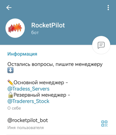 RocketPilot бот жуликов