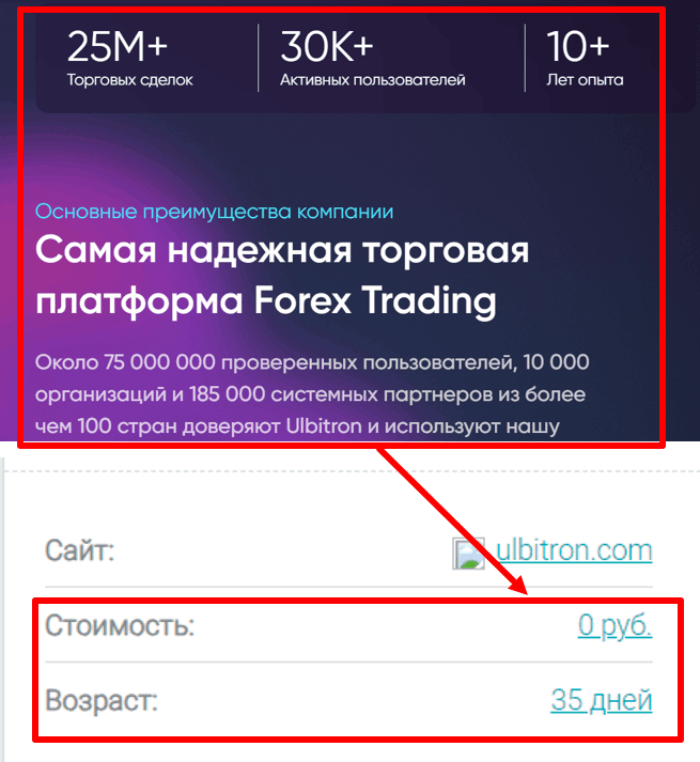 Ulbitron обман