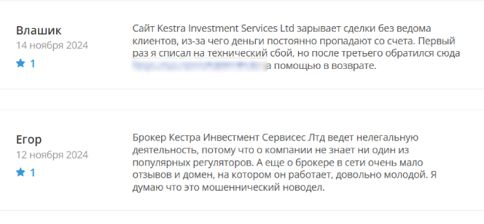 Kestra Investment Services Ltd отзывы