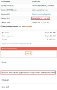 Virturo (virturo.com) лжеброкер! Отзыв Telltrue