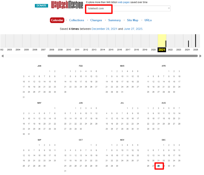 Totelesti веб архив