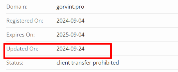 Gorvint возраст 