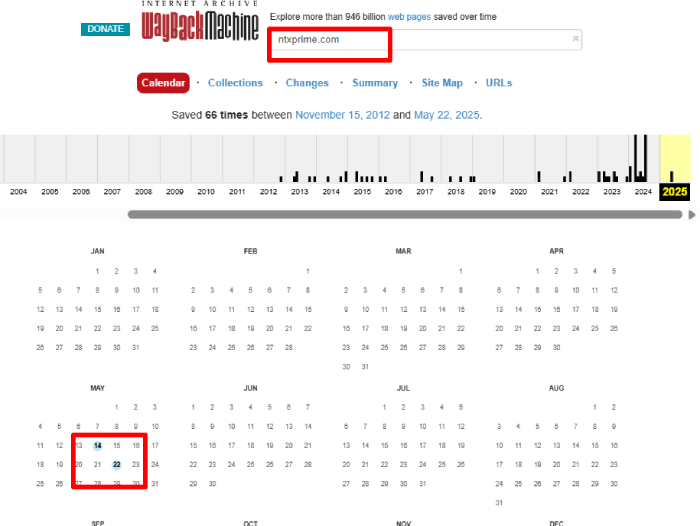NTXPRIME веб архив