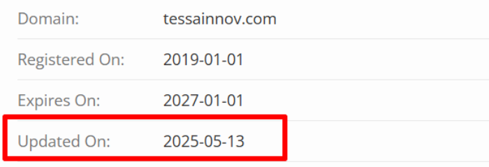 Tessainnov возраст 