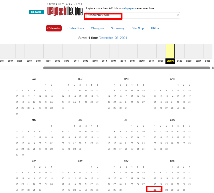 Tessainnov веб архив