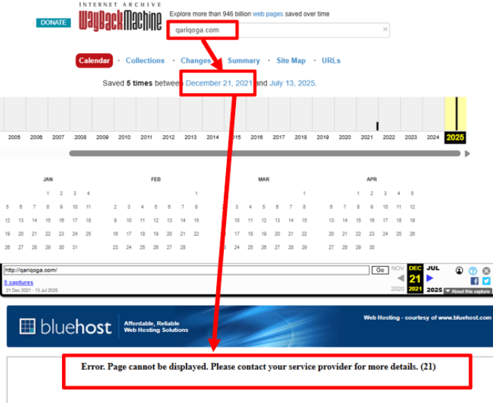 Qariqoga веб архив