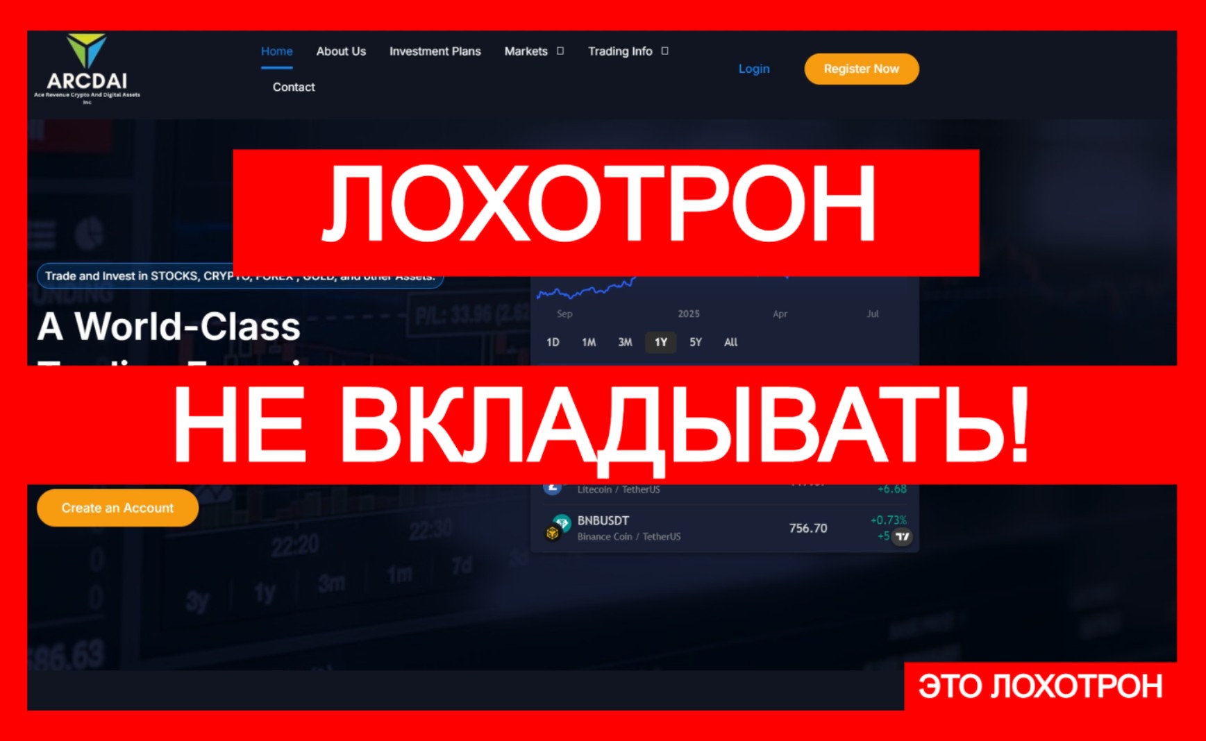 Мошеннический брокер Ace Revenue Crypto and Digital Assets (acerevenuecryptodigitalinc.com). Отзывы и возврат денег