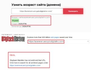 Мошеннический брокер Ace Revenue Crypto and Digital Assets (acerevenuecryptodigitalinc.com). Отзывы и возврат денег