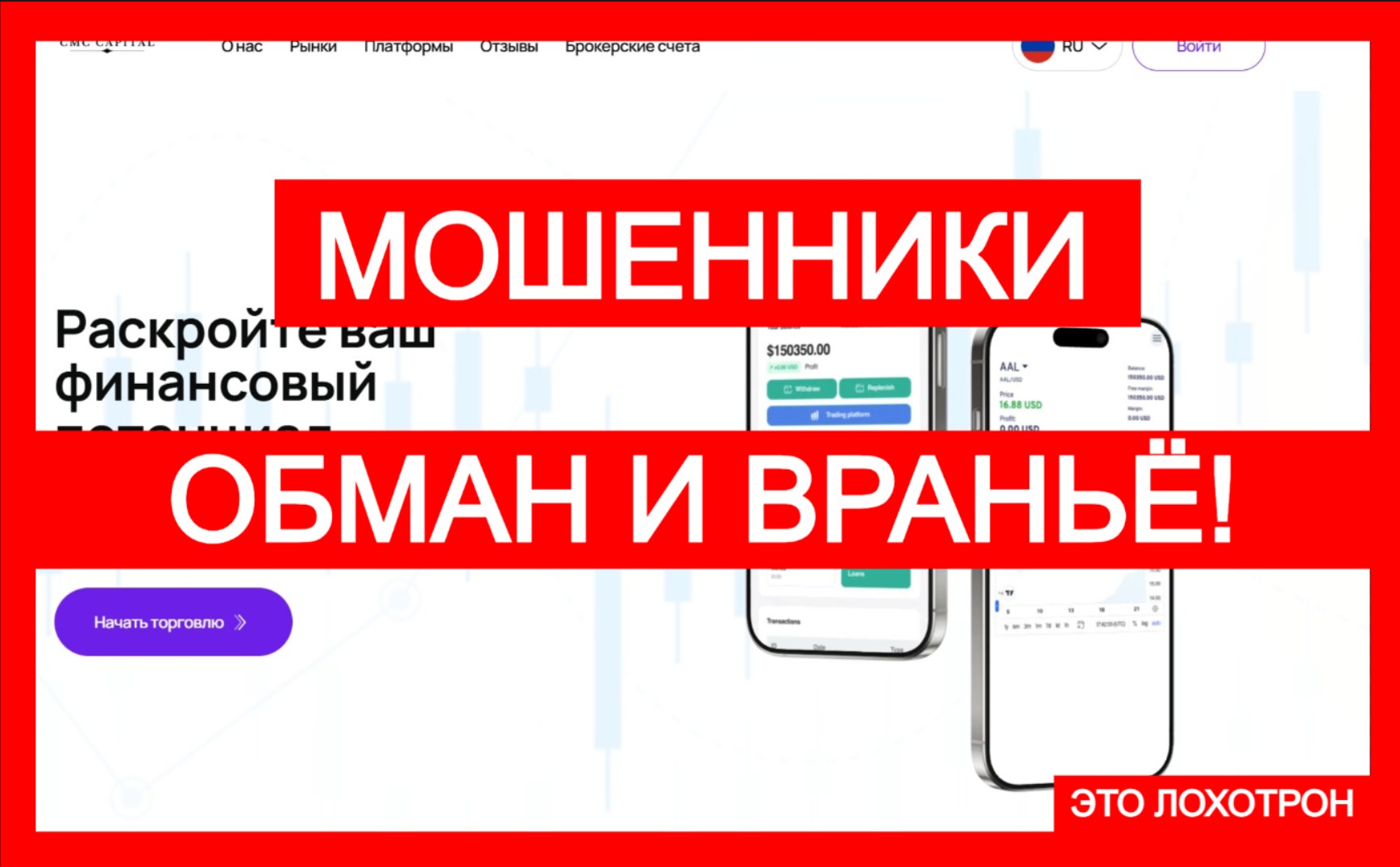 Мошеннический брокер CMC Capital (cmcapitalltd.com). Отзывы и возврат денег