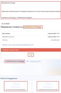Мошеннический брокер MarketAI Exchange (marketai.exchange). Отзывы и возврат денег