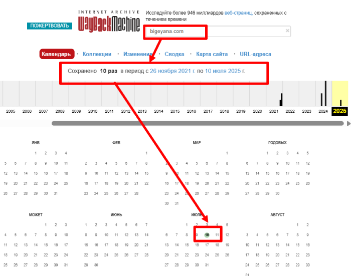 Bigeyana веб архив