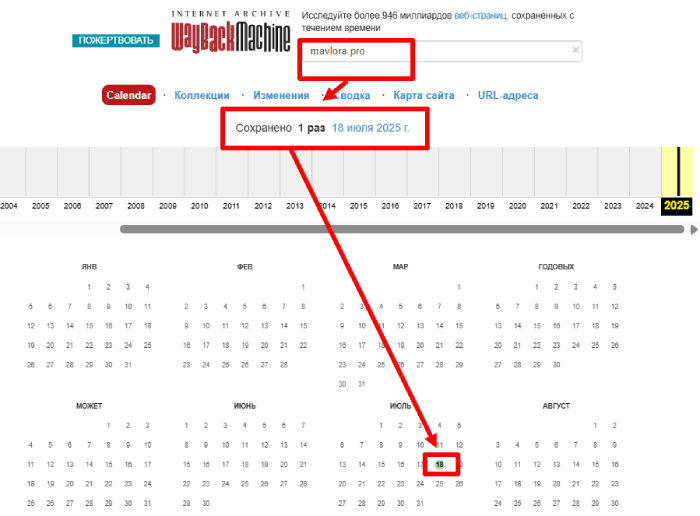 Mavlora веб архив 