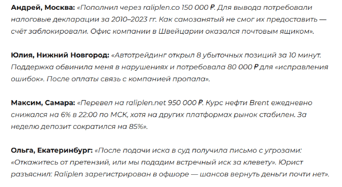 Raliplen отзывы