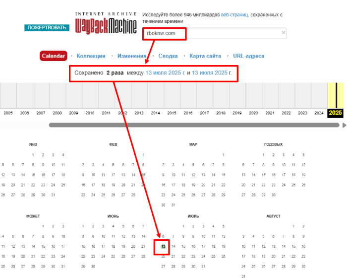 RBOKNW веб архив