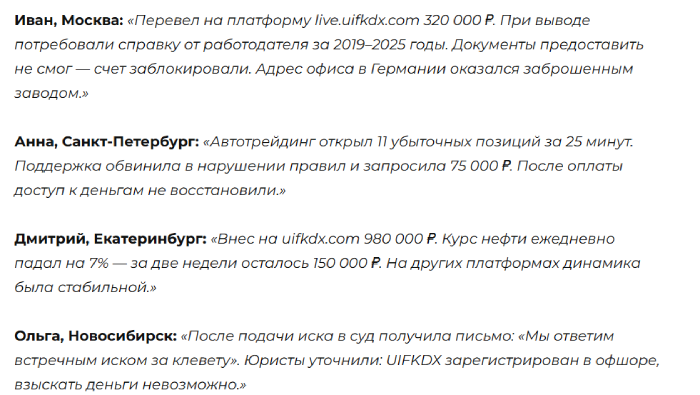 UIFKDX (uifkdx.com) отзывы