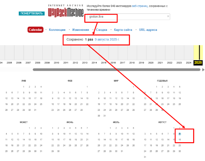 Grxton веб архив