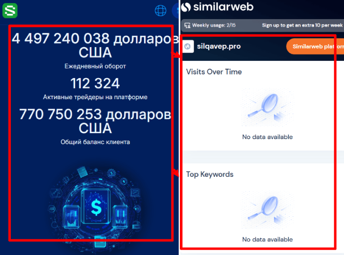 Silqavep статистика
