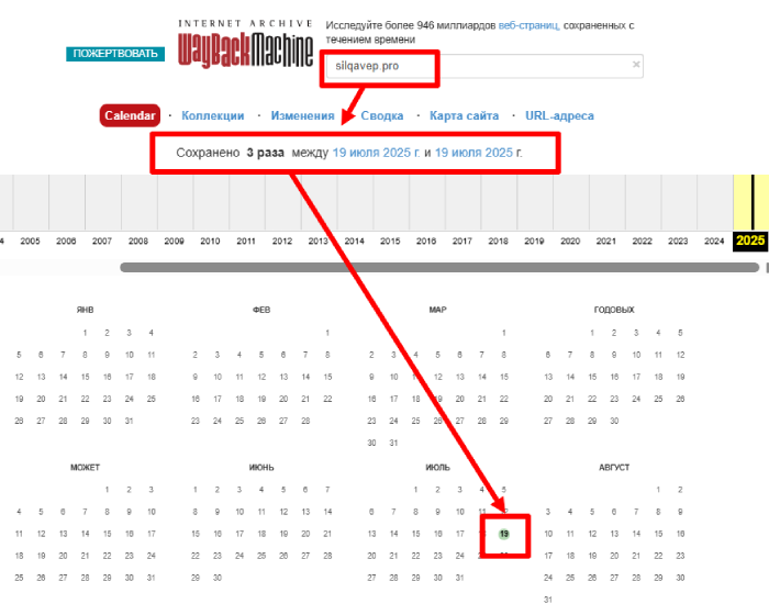 Silqavep веб архив