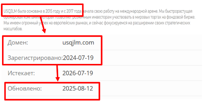 USQJLM возраст 