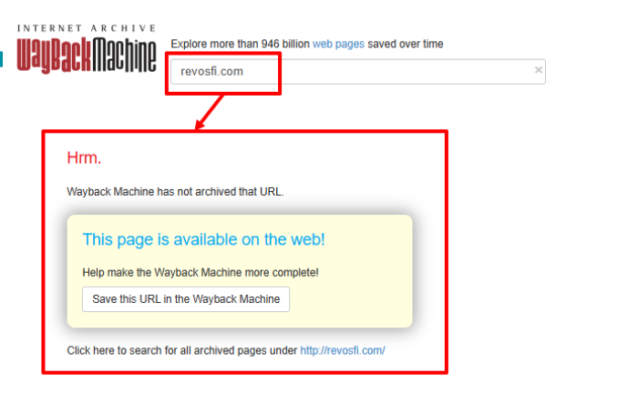 Revosfi веб архив