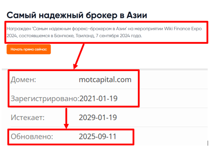 Mot Capital возраст 