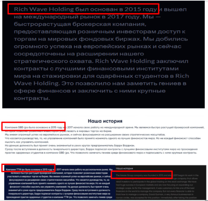 Мошеннический брокер Rich Wave (richwaveholding.com) Отзывы и возврат денег! 11 Rich Wave копии