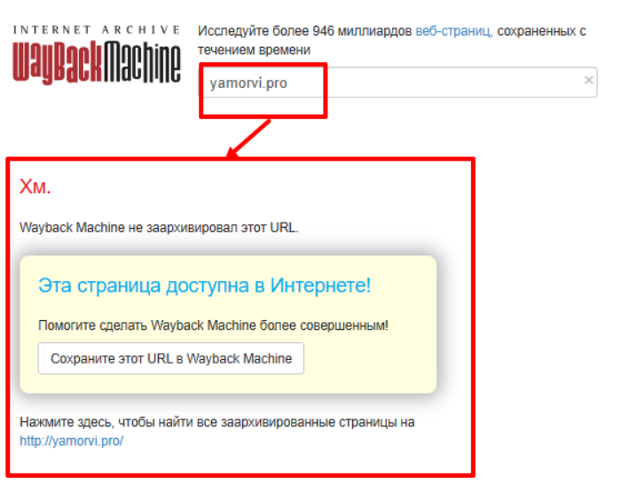 Yamorvi веб архив