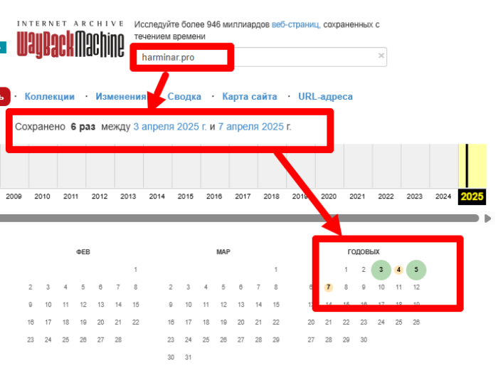 Harminar веб архив