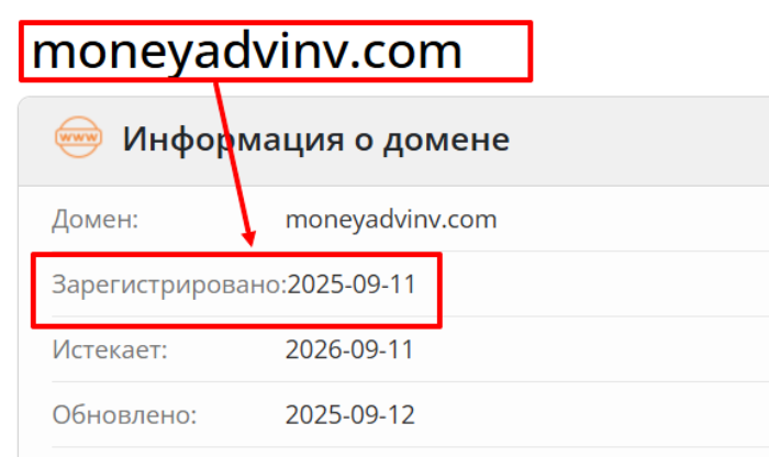Moneyadvinv возраст 